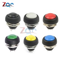 12mm PBS-33B Waterproof Momentary ON OFF Push Button Swithch Mini Round Switch VE058