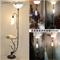 LED floor lamp table lamp room simple modern bedroom study creative vertical lamp