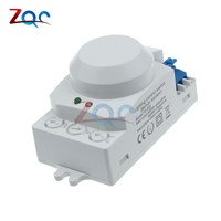 Etouch AC220-240V 5.8GHz 360 Degree Time Setting Microwave Sensor Radar Body Sensor Motion HF Detector Light Switch
