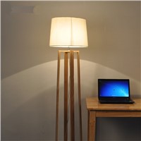 Solid Wooden Nordic modern minimalist wooden floor lamp NEW Japanese living room bedroom study vertical solid wood lamps MZ139
