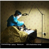110-220V LED beauty ring Manicure lamp cold light shadowless lamp +magnifier surgical operating  lamp LED Floor lamp