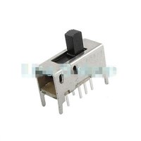 10pcs 7mm 5mm High Knob 8 Pin 3 Position 2P3T DP3T Vertical Slide Switch 0.5A 50V DC SS23D03-G7 SS23D03-G5