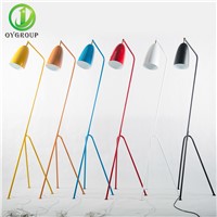 Modern Tripod Industrial Floor Lamp Stand Arm Simple Lamps Light Fixtures for Living Room Decoration Colorful Hotel Home Decor