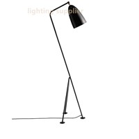 Designer Creative Iron Grasshopper triangle Floor Lamp Loft Industrial Standing Lamp Hotel Bedroom Study Living Room Light