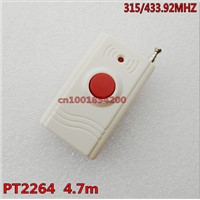 1CH Remote Control Big 1 Button Key RF Transmitter Wireless emergency button 315/433.92 call Button Panic Button 20-300m SOS