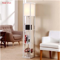 New Chinese Style Floor Lamp Lamparas De Pie Vertical Wooden Floor Light For Living Room Standing Lamp Indoor Lighting Fixture