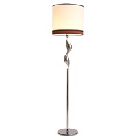 Modern Standing Lamps For Living Room Bedroom Kids Long Floor Stand Lamp Chrome Cloth Fabric Loft Floor Lights E27 110-220V