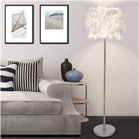 Feather floor lamps coffee shop Bedroom living room modern Multi-color Beautiful fashion Feather shade floor lights