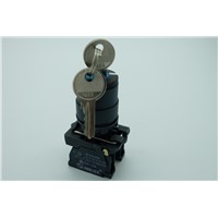 waterproof rotary selector key lock switch two or three position SB5(LA68S XB5)-AG25 AG33