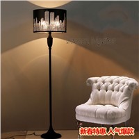 Simple fashion Nordic black floor lamp bedroom study room living room creative decorative vertical desk lamp Postage free