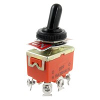 THGS New 15A/250VAC on/off/on 3 Position DPDT Toggle Switch with Waterproof Boot