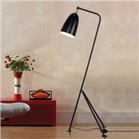 Designer Creative Iron Gubi Grasshopper triangle Floor Lamp Loft Industrial Standing Lamp Hotel Bedroom Study Living Room Light