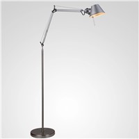 Minimalistic Floor Lamp 1.5M Aluminum Hat Shape Office Lighting Standing Lamp E27 Expansible Foyer Study Cafe Decoration Lights