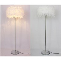 Feather floor lamps coffee shop Bedroom living room modern Multi-color Beautiful fashion Feather shade floor lights