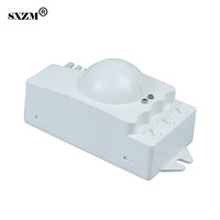 SXZM AC220-240V Microwave Radar Sensor Switch Auto Induction Motion Smart Detector 500W for Panel Ceiling Light,Entrance,Stairs