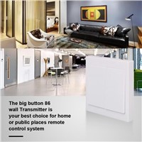 86 Wall Panel Remote Transmitter 433 MHz Wireless RF Remote Control Switch 2 Buttons RF TX Bedroom Corridor Wall Light Switch