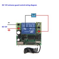 Mini Size DC 12V 1CH 1CH 10A Wireless Remote Control Switch Receiver ,315/433.92 MHz
