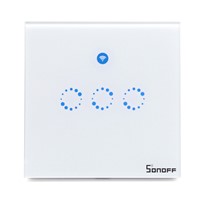 Sonoff T1 Smart WiFi RF APP Touch Control Wall Light Switch 1 2 3 Gang 86 Type UK Panel Smart Home