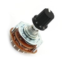 Electronic Machine 4P3T 4Pole 3 Position 2 Deck 16 Pin Rotary Switch