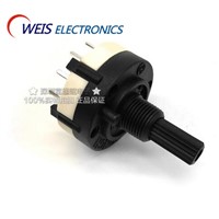 20 pcs/lot RS26 1P12T Band Switch Band Channel Rotary Selector Switch 1 Pole 12 Position Selectable Position