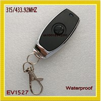 RF Remote Control 1 Button Transmitter Black Waterproof upscale superior Open Button Wireless TX 315/433.92MHZ ev1527 IC ASK
