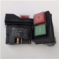 4pin/5pins Waterproof magnetic explosion-proof pushbutton switch kld-28a 5E4 IP65 220v magnetic starter electromagnetic switches