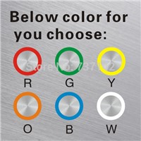 ELEWIND Silver color aluminum anodized piezo push switch (19mm,PS193P10YNT1B24L,Rohs,CE)