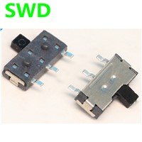 10pcs On/Off 2 Position 1P2T SPDT 3P Horizontal Miniature SMT SMD micro Slide Switch #DSC0011