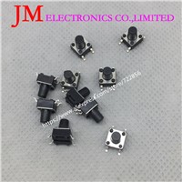 50pcs/lot 6x6mm series 4PIN SMD Tactile Tact Push Button Micro Switch Direct Self-reset 6*6mm