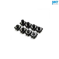 100Pcs Through Hole 12x12mm Height=4.3/4.5/5/5.5/6/6.5/7/7.5/8/8.5/9/9.5/10mm Micro Push Button Tactile Tact Momentary Switch
