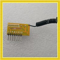 DC 5V 4CH Superheterodyne Decoding Receiver Module High Level Signal TTL PT2272 RF RX Module Fixed Code Momentary Remote Control