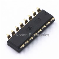 5Pcs DIP Switch 2.54MM Pitch DIP Switches 8 Positions 16 Pins SMD