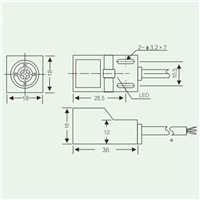 SN04-N Famous SN04N 4mm Approach Sensor NPN,3 wire,NO 6-30V DC Inductive Proximity Switch