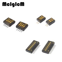 H013-15  5pcs/lot Slide Type SMT SMD Dip Switch, 1.27 mm Pitch 2 Row 4 Pin 2 Position / 8 pin 4 Position / 16 pin 8 Position