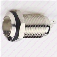 2PCS 10MM Mini Metal Button Switch 3Pin Momentary/Self-Released/Not-Locking Power Push Button Flat/High Head Type 2A/36VDC