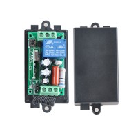 AC 220V 1CH 10A Wireless Remote Control Switch 4 Receiver + 4 Transmitter Learning Code Momentary Toggle Latched Adjusted