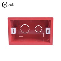 Coswall Super Quality Mounting Box for 118*72mm Wall Switch and Socket Cassette Universal US Standard Internal Wall Back Box