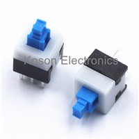 20pcs 6Pin Push Tactile Power Micro Switch Self lock On/Off button Latching switch 7X7mm 7*7mm
