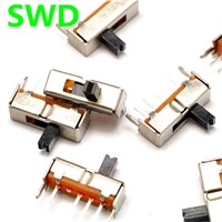 50pcs  SS13D07G4 3 Position SPDT 1P3T 6 Pin PCB Panel Mini Vertical Slide Switch #DSC0039