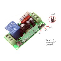 AC 220V 110V 1 CH 1CH RF Wireless Remote Control Switch System,3X 16CH Transmitter + 16X Receiver,Toggle/Momentary,315/433.92