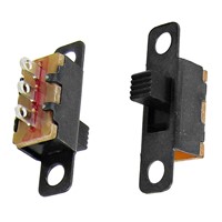 High Quality 50 Pcs ON/ON 2 Position 1P2T SPDT Mini Panel Slide Switch Solder Lug SS12F1-G3