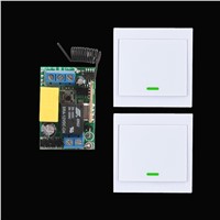 AC 220V Receiver Wireless Remote Control Switch Wall Panel Remote Transmitter Hall Bedroom Ceiling Lights Wall Lamps Wireless TX