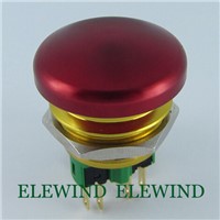 ELEWIND 22mm 1NO1NC Momentary Mushroom big button push button switch(PM221-11M)