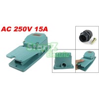AC 250V 15A 1NO 1NC Momentary Industrial Treadle Pedal Foot Switch