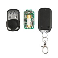 QIACHIP DC 12V 4 CH 433Mhz RF Remote Control Switch Learning Code 4 Button Receiver + Transmitter For Arduino Uno Key Fob Module