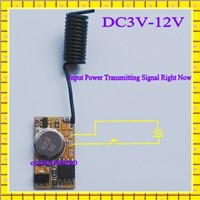 Low power consumption Micro Remote Switch Contactless No Noise 3.7V 4.5V 5V 6V 7.4V 9V 12V Transmitter PCB Circuit 1527 433Radio