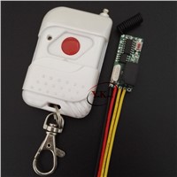 Door Opener Mini Remote Switch Small Volume Relay Receiver DC 12V 2A Switching Contact wireless switch on off circuit RF ASK RX