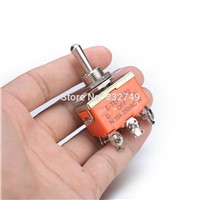 4/10PCS 250V 15A KN1322 Toggle Switch 6 Pins Touch On Off Switches Mini Small Switch Controlling The Circuits of AC or DC