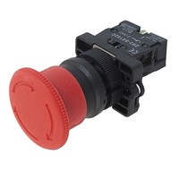 1pc Red Mushroom Emergency Stop Switch XB2-ES542 22mm NC N/C Push Button Switch 600V 10A