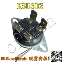 Electric water heater anti-dry thermostat KSD302X / T 250V20A four-foot circular temperature control switch 60 degrees